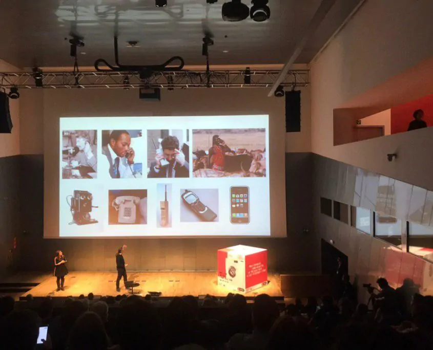 Gerfried Stocker speaking about tech evolution