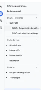 Crear Vistas en Google Analytics 4