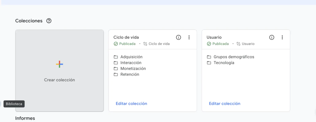 Crear Vistas en Google Analytics 4